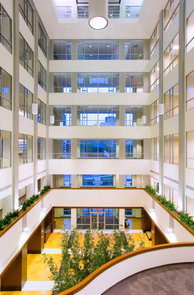 HealthNow New York Build to Suit Interior 6 floor lobby