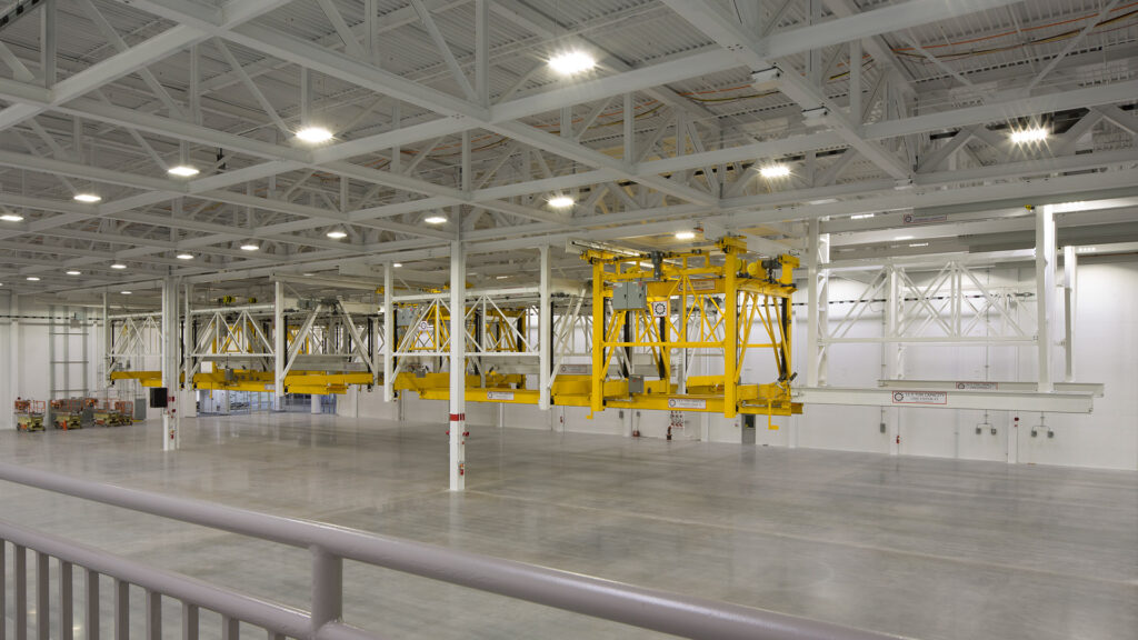 GE Aviation Build To Suit Manufacturing Facility Interior